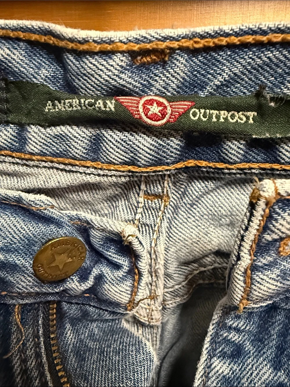American Outpost Men's Relaxed Fit Light Blue Jeans – 36x30